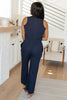 Hometown Girl Jumpsuit in Navy