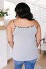 Just A Little Wild Camisole In Heather Gray