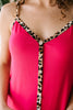 Just A Little Wild Camisole In Hot Pink