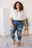 Just My Type Destroyed Boyfriend Jeans