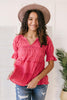 Knock Out Smocked Blouse