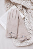 Keeping' Warm Beige Wool Gloves