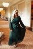 Simple And Pleated Dress in Eden