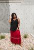 Lace Applique Camisole In Black