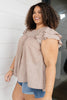 Layered Sleeve Sweetheart Blouse
