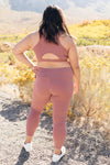 Lazy Days Racerback Bra in Mauve