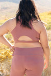 Lazy Days Racerback Bra in Mauve