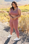 Lazy Days Racerback Bra in Mauve