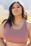 Lazy Days Racerback Bra in Mauve