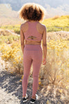 Lazy Days Racerback Bra in Mauve