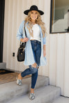 Leila Denim Button-Up