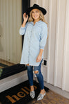 Leila Denim Button-Up