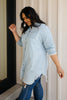Leila Denim Button-Up