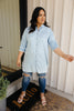 Leila Denim Button-Up