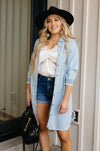 Leila Denim Button-Up