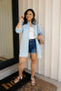 Leila Denim Button-Up