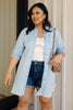 Leila Denim Button-Up