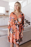 Leona Dress in Peach