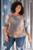 Leslie Ladder Sleeve Top in Mocha