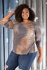 Leslie Ladder Sleeve Top in Mocha