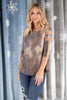 Leslie Ladder Sleeve Top in Mocha