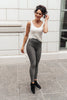 Let's Go Textured Leggings in Charcoal