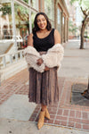 Annika Plush Faux Fur Jacket