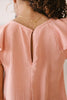 Light and Linen Top in Coral
