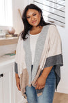 Lightly Layering Poncho Cardigan