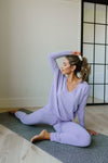 Lounging In Color Joggers In Lavender