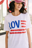 Love For The Flag Graphic Tee