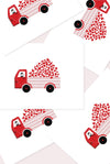 Valentines Day Cards (Set of 5 w/ Envelopes)