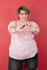 Lover Graphic Tee in Rose