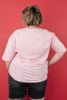 Lover Graphic Tee in Rose