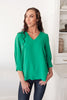 Lucky Chic Top in Kelly Green