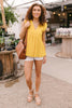 Lucy Eyelets Top in Dandelion