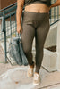 Lucy Lounging Leggings in Deep Olive