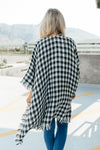 Lumber Jill Wrap in Black/White