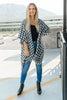 Lumber Jill Wrap in Black/White