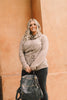 Luxe Velvet Spots Cowl Neck