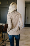 Luxe Velvet Spots Cowl Neck