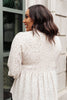 Madeline Polkadot Top in Ivory