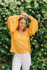 Mango Tango V-Neck Top