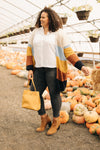 Many Colors Striped Cardigan