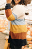 Many Colors Striped Cardigan
