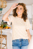 Mellow Yellow Striped Top