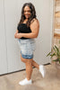 Melted Blues Denim Shorts