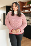 Mess With Your Mind Sweater in Wine
