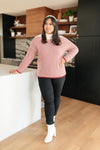 Mess With Your Mind Sweater in Wine