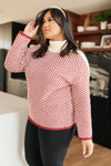 Mess With Your Mind Sweater in Wine